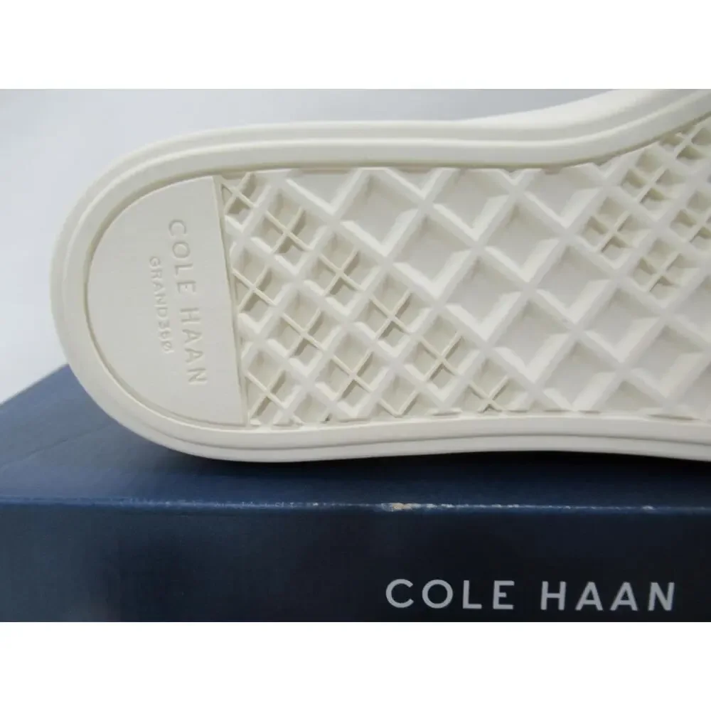 Women's Cole Haan Grand Crosscourt Daily Sneaker Lace Up Ivory Mahogany Size 9